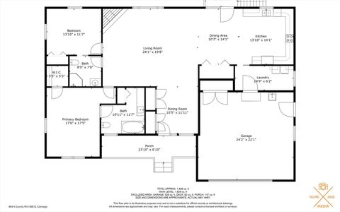 Tiny photo for 994 N County Road 1500, Camargo, IL 61919 (MLS # 12408573)