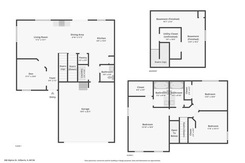 Tiny photo for 268 ALPINE Drive, Gilberts, IL 60136 (MLS # 12578571)