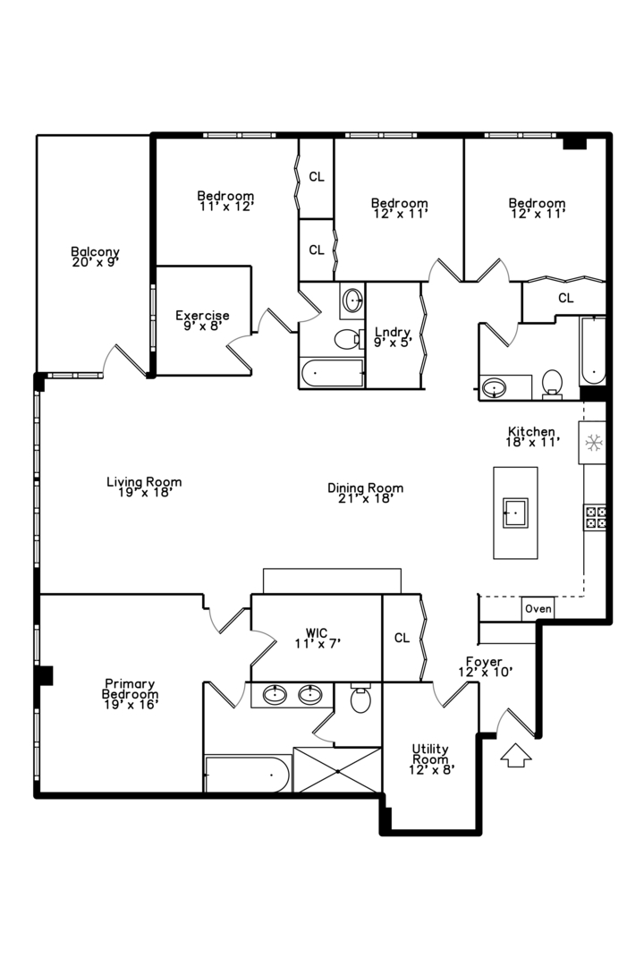 Chicago, Illinois 60614, United States, 4 Bedrooms Bedrooms, ,3 BathroomsBathrooms,Residential,Contingent,223870