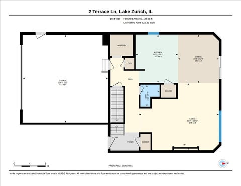 Tiny photo for 2 Terrace Lane, Lake Zurich, IL 60047 (MLS # 12775267)