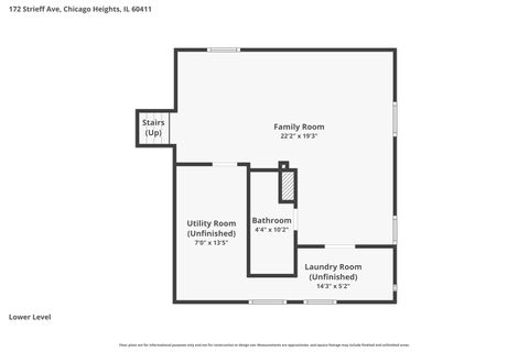 Tiny photo for 172 Strieff Avenue, Chicago Heights, IL 60411 (MLS # 12627925)