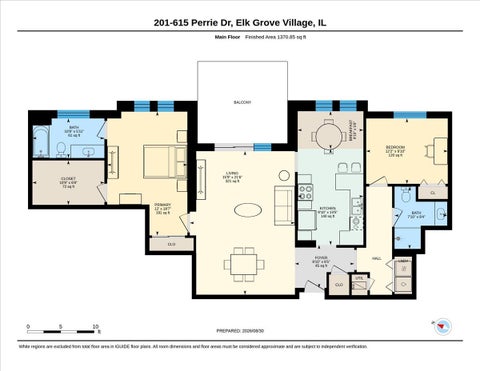 Tiny photo for 615 Perrie Drive #201, Elk Grove Village, IL 60007 (MLS # 12735534)