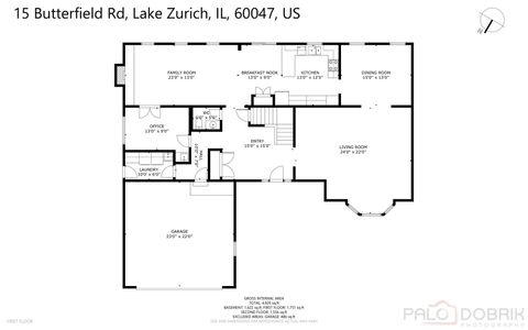 Tiny photo for 15 Butterfield Road, Lake Zurich, IL 60047 (MLS # 12529179)