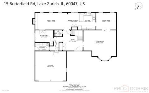 Tiny photo for 15 Butterfield Road, Lake Zurich, IL 60047 (MLS # 12529179)