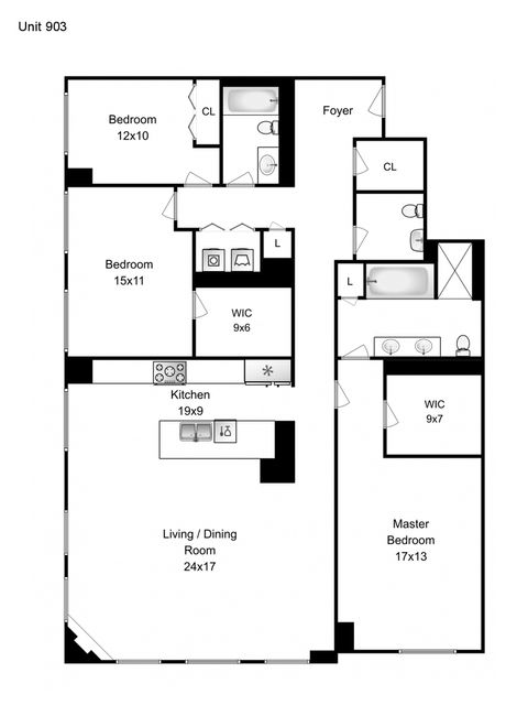 Tiny photo for 6 N MICHIGAN Avenue #903, Chicago, IL 60602 (MLS # 12489833)