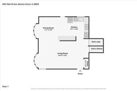 Tiny photo for 9427 Merrill Avenue, Morton Grove, IL 60053 (MLS # 12765151)