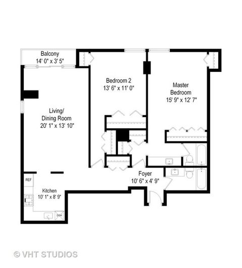 Tiny photo for 200 N Dearborn Street #2402, Chicago, IL 60601 (MLS # 12488621)