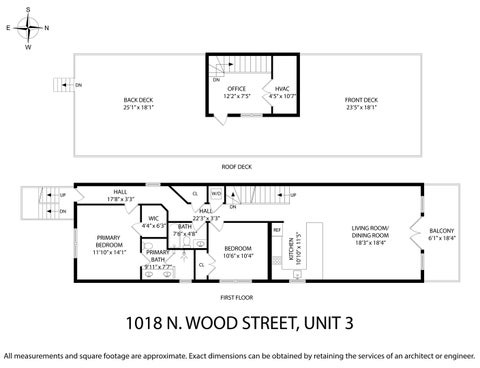 Tiny photo for 1018 N wood Street #3, Chicago, IL 60622 (MLS # 12665073)