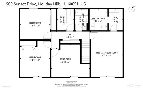 Tiny photo for 1502 Sunset Drive, Holiday Hills, IL 60051 (MLS # 12775010)