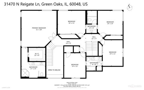 Tiny photo for 31470 N Reigate Lane, Libertyville, IL 60048 (MLS # 12601560)