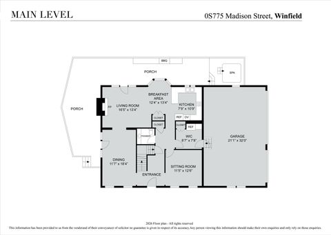 Tiny photo for 0S775 Madison Street, Winfield, IL 60190 (MLS # 12621864)