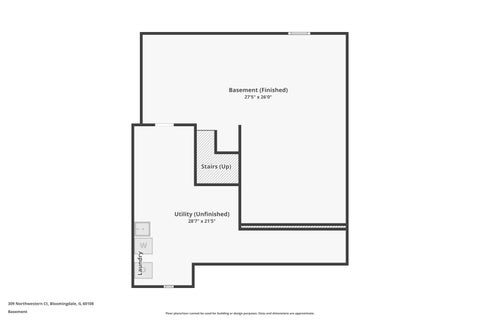 Tiny photo for 309 Northwestern Court #A, Bloomingdale, IL 60108 (MLS # 12627922)