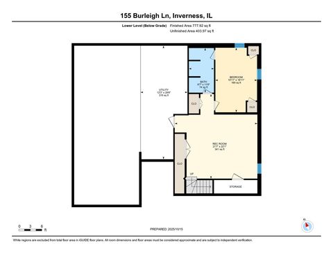 Tiny photo for 155 Burleigh Lane, Inverness, IL 60067 (MLS # 12488619)