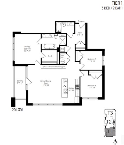 Tiny photo for 805 N California Avenue #201, Chicago, IL 60622 (MLS # 12762030)