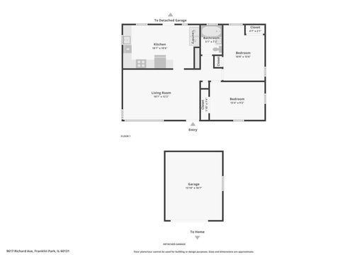 Tiny photo for 9617 Richard Avenue, Franklin Park, IL 60131 (MLS # 12793059)