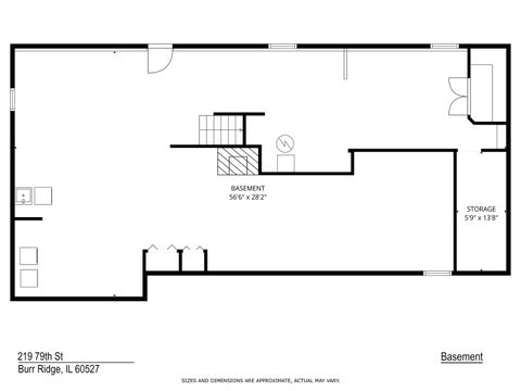 Tiny photo for 219 79th Street, Burr Ridge, IL 60527 (MLS # 12497411)