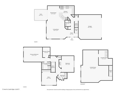 Tiny photo for 71 Ione Drive #A, South Elgin, IL 60177 (MLS # 12459718)