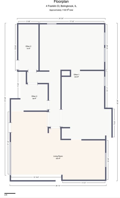 Tiny photo for 4 Franklin Court, Bolingbrook, IL 60440 (MLS # 12571750)