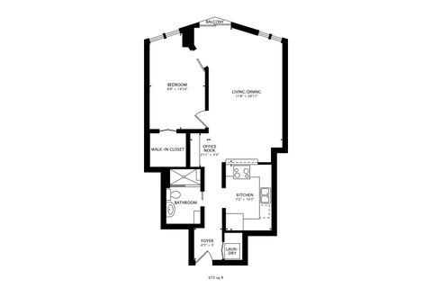 Tiny photo for 400 N La Salle Street #1209, Chicago, IL 60654 (MLS # 12584478)