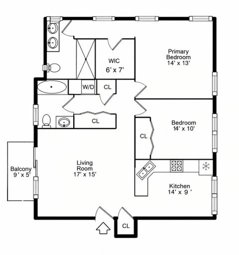 Tiny photo for 6423 N Damen Avenue #3W, Chicago, IL 60645 (MLS # 12770160)