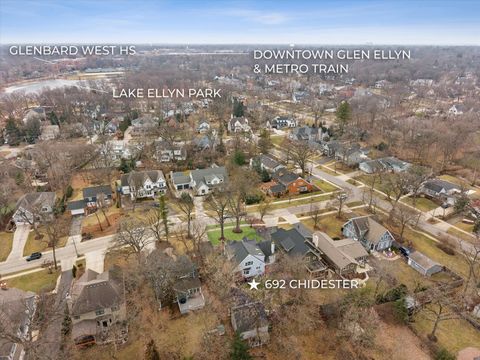 Tiny photo for 692 Chidester Street, Glen Ellyn, IL 60137 (MLS # 12575326)