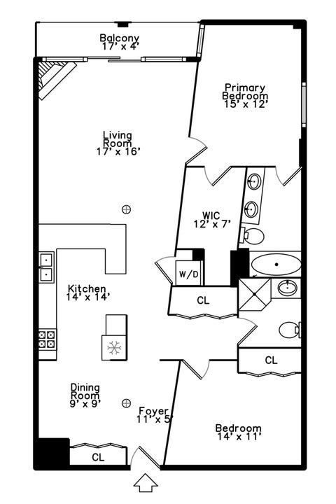 Tiny photo for 2001 S Calumet Avenue #408, Chicago, IL 60616 (MLS # 12753996)