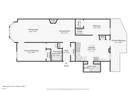 Tiny photo for 2202 N Clybourn Avenue #3, Chicago, IL 60614 (MLS # 12784927)