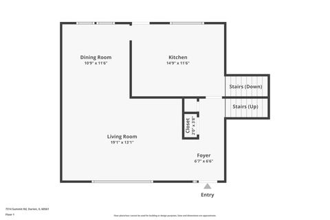 Tiny photo for 7314 Summit Road, Darien, IL 60561 (MLS # 12563663)