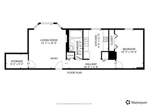 Tiny photo for 559 W Surf Street #205, Chicago, IL 60657 (MLS # 12431838)