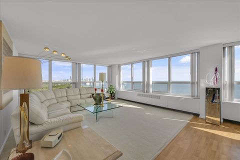 Tiny photo for 4800 S Chicago Beach Drive #1701N, Chicago, IL 60615 (MLS # 12471399)