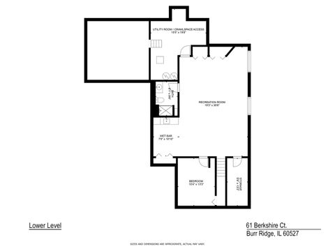 Tiny photo for 61 Berkshire Court, Burr Ridge, IL 60527 (MLS # 12600278)