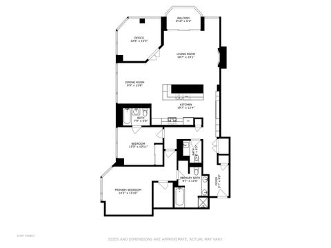 Tiny photo for 21 E HURON Street #1806, Chicago, IL 60611 (MLS # 12381777)