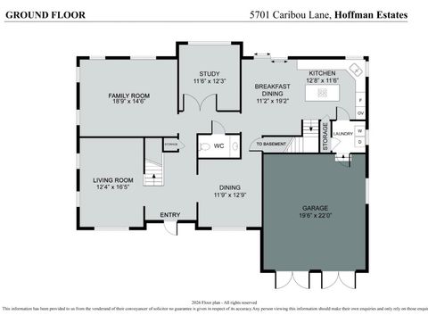 Tiny photo for 5701 CARIBOU Lane, Hoffman Estates, IL 60192 (MLS # 12663626)
