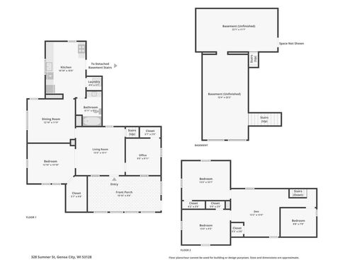 Tiny photo for 328 Sumner Street, Genoa City, WI 53128 (MLS # 12481929)