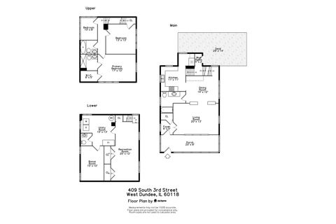 Tiny photo for 409 S 3rd Street, West Dundee, IL 60118 (MLS # 12636201)