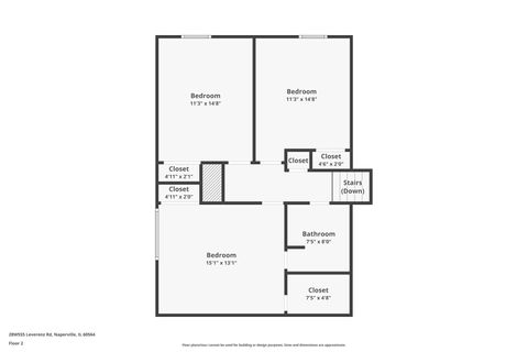 Tiny photo for 28W555 Leverenz Road, Naperville, IL 60564 (MLS # 12480139)