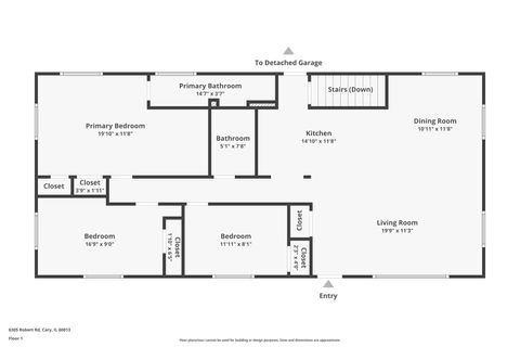Tiny photo for 6305 Robert Road, Cary, IL 60013 (MLS # 12540669)