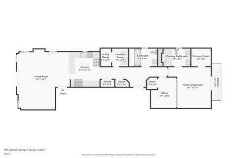 Tiny photo for 1015 S Western Avenue #4, Chicago, IL 60612 (MLS # 12666658)