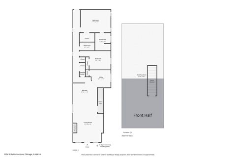 Tiny photo for 1134 W Fullerton Avenue #1, Chicago, IL 60614 (MLS # 12479597)