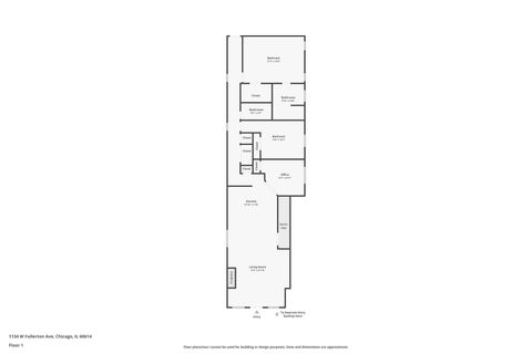 Tiny photo for 1134 W Fullerton Avenue #1, Chicago, IL 60614 (MLS # 12479597)