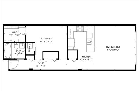 Tiny photo for 1118 W FULTON Street #202, Chicago, IL 60607 (MLS # 12604898)