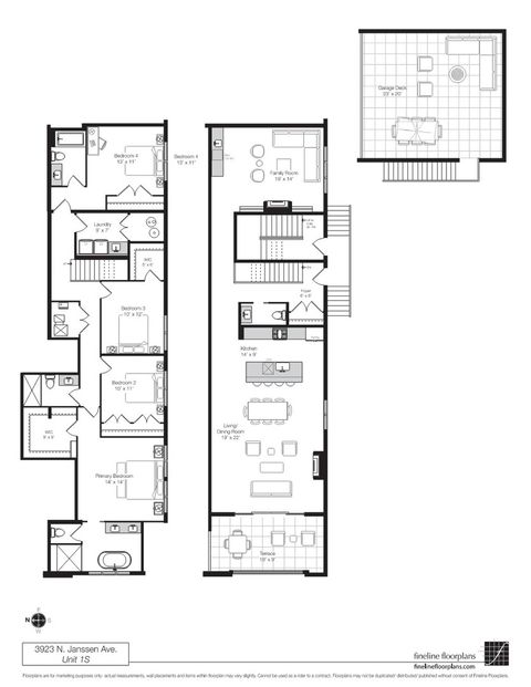 Tiny photo for 3923 N Janssen Avenue #1S, Chicago, IL 60613 (MLS # 12541214)