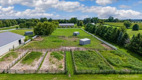 Tiny photo for 19602 Hebron Road, Harvard, IL 60033 (MLS # 12462996)