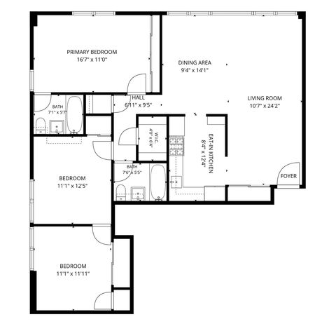 Tiny photo for 850 N DeWitt Place #7K, Chicago, IL 60611 (MLS # 12669886)