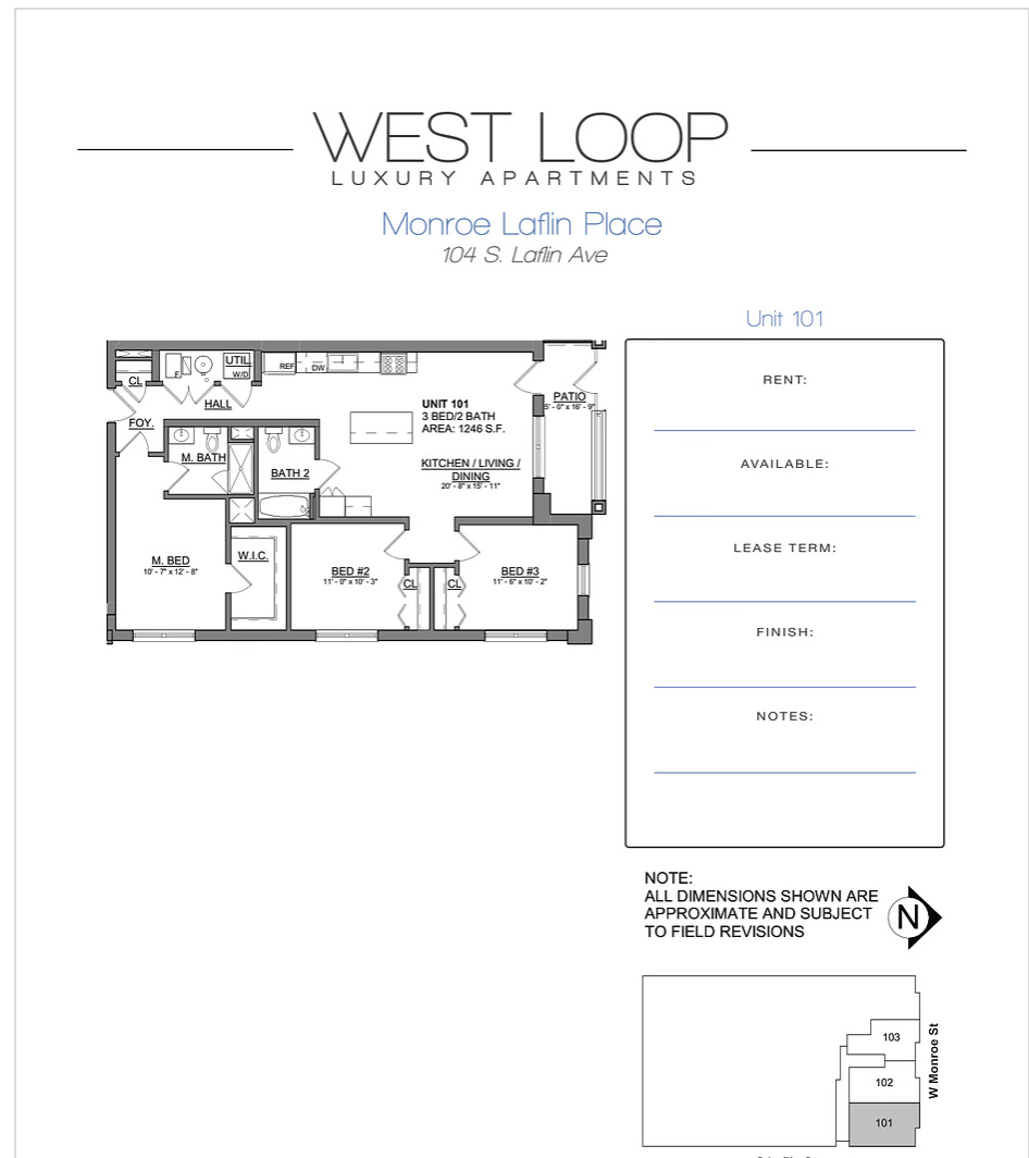 104 S Laflin Street 101