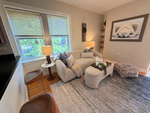 Tiny photo for 4201 N Sawyer Avenue #2, Chicago, IL 60618 (MLS # 12697662)