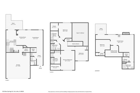 Tiny photo for 533 Blue Springs Drive, Fox Lake, IL 60020 (MLS # 12507323)