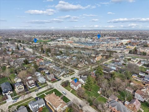 Tiny photo for 627 Grove Avenue, Deerfield, IL 60015 (MLS # 12609370)