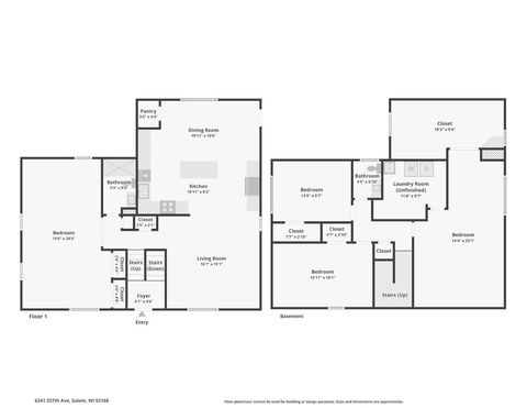 Tiny photo for 6241 237th Avenue, Salem, WI 53168 (MLS # 12608089)