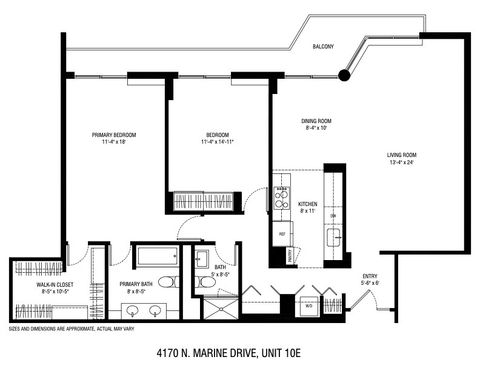 Tiny photo for 4170 N Marine Drive #10E, Chicago, IL 60613 (MLS # 12639010)